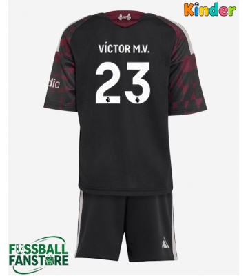 Liverpool Victor Munoz #23 Replik 3rd trikot Kinder 2026-27 Kurzarm (+ Kurze Hosen)